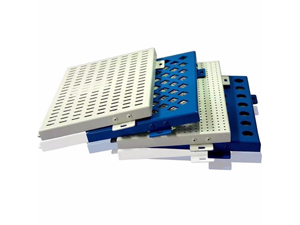 Perforated panels Aluminium Cladding Panels are accepted for personal customization and fabrication