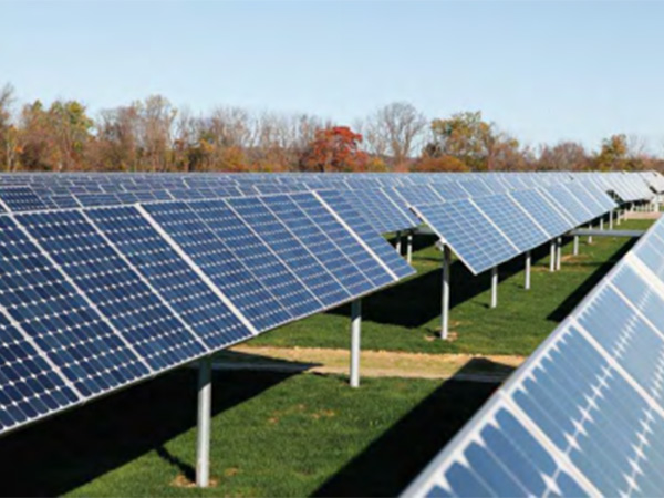 Solar support structures can be installed on the ground to support solar panels.  These structures are typically made of steel or aluminum and are designed to withstand the weight of the solar panels 