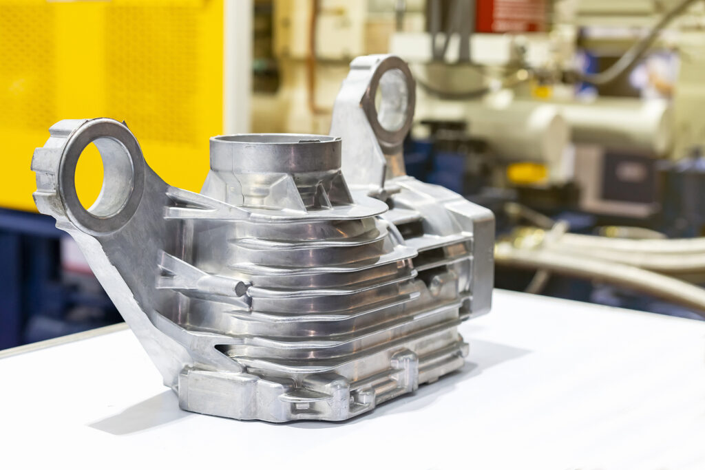 aluminum alloy body or head cylinder for engine part of automobile vehicle or Lawn mower before mac