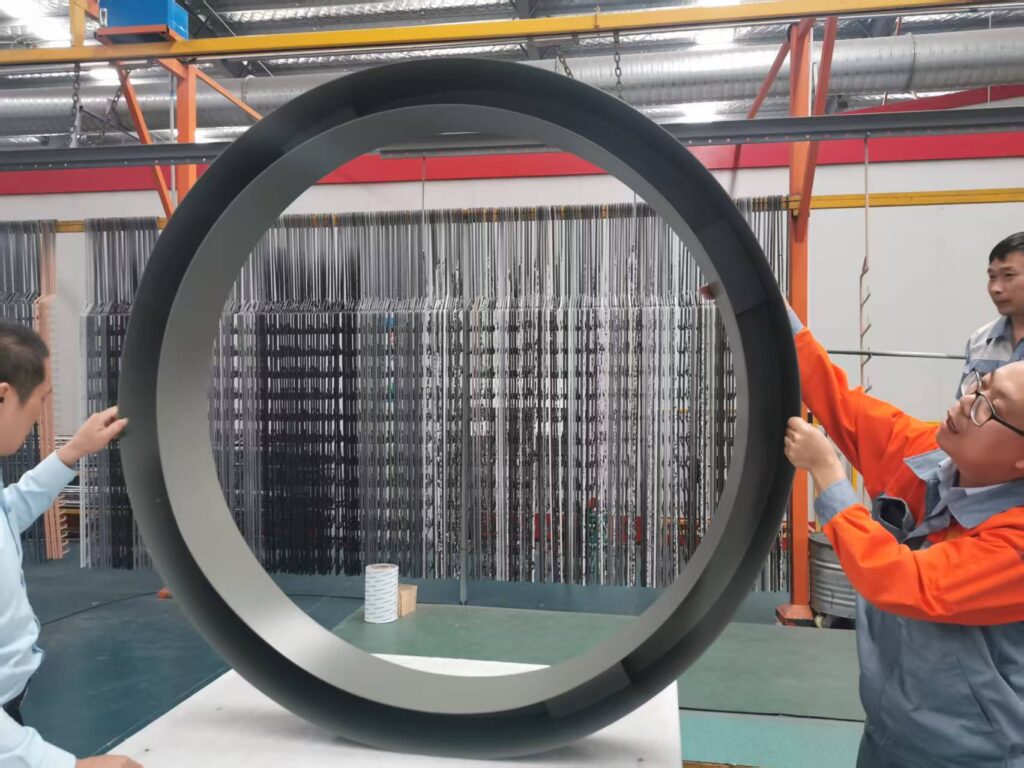 Circular aluminum plate